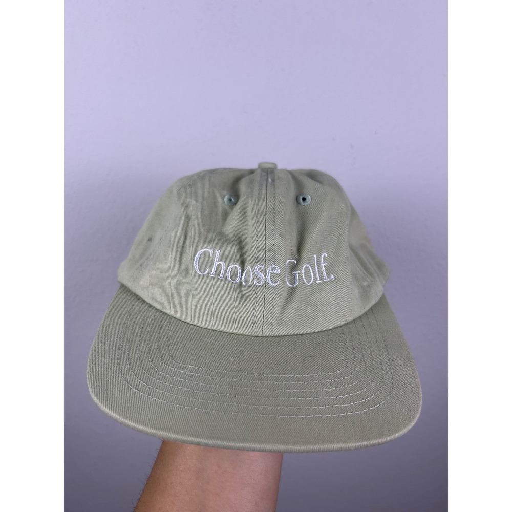Golf Wang Choose Golf Hat Sage Green Khaki Strapback Dad Cap Tyler The Creator
